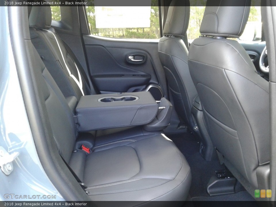 Black Interior Rear Seat for the 2018 Jeep Renegade Limited 4x4 #126660113