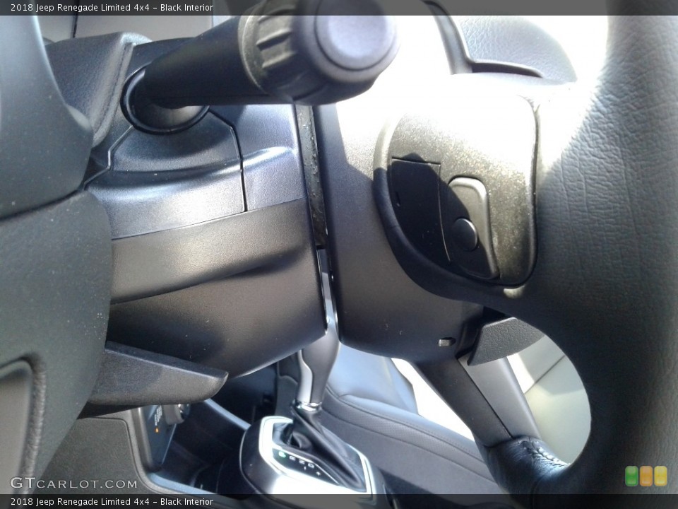 Black Interior Controls for the 2018 Jeep Renegade Limited 4x4 #126660149