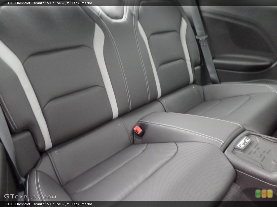 Jet Black Interior Rear Seat for the 2018 Chevrolet Camaro SS Coupe #126666527