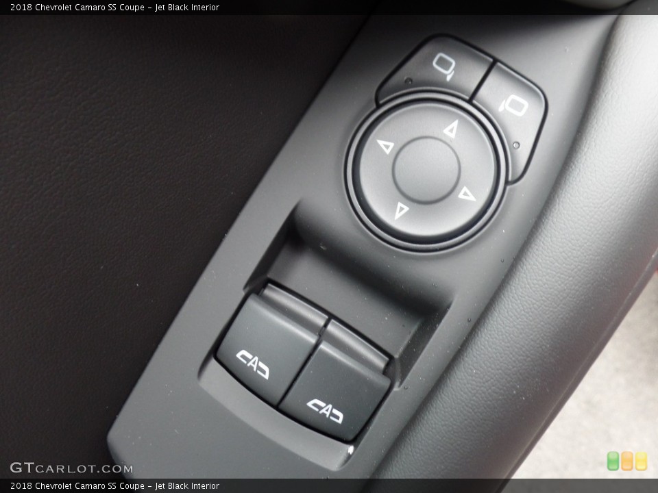 Jet Black Interior Controls for the 2018 Chevrolet Camaro SS Coupe #126666650