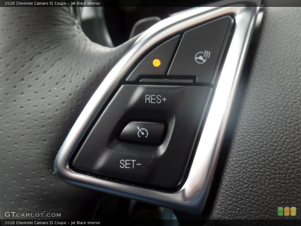 Jet Black Interior Controls for the 2018 Chevrolet Camaro SS Coupe #126666791