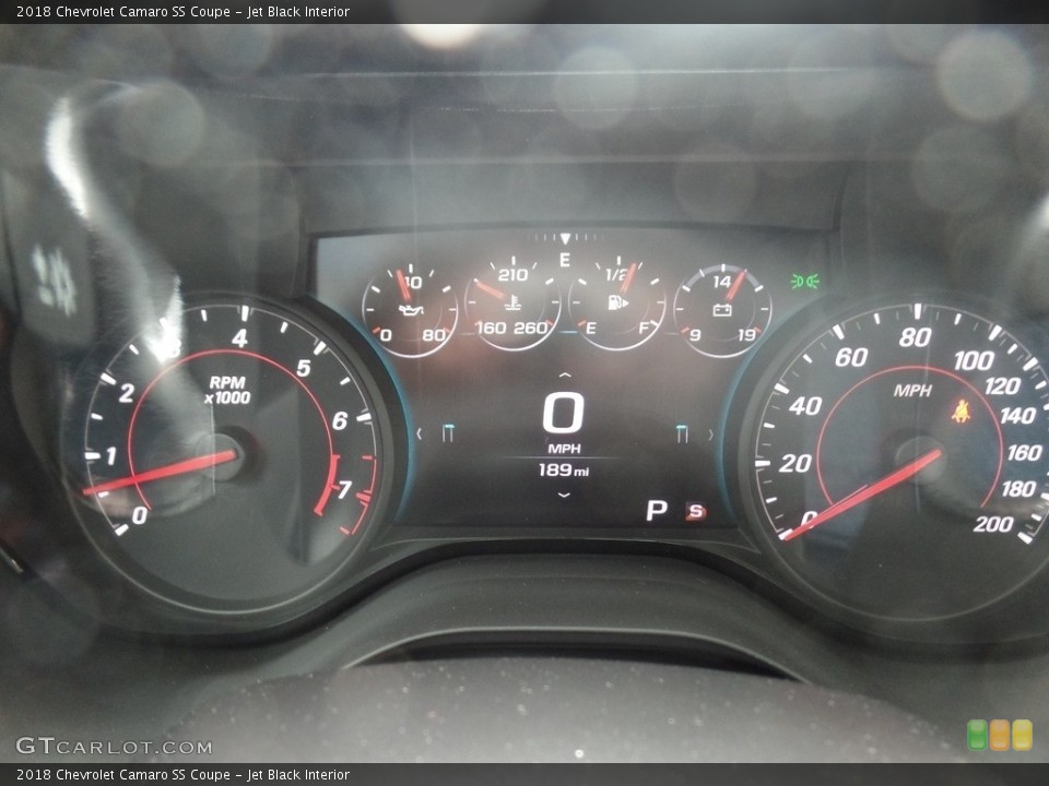 Jet Black Interior Gauges for the 2018 Chevrolet Camaro SS Coupe #126666890