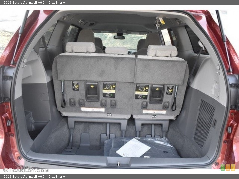 Gray Interior Trunk for the 2018 Toyota Sienna LE AWD #126667145