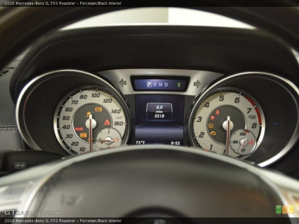 Porcelain/Black Interior Gauges for the 2016 Mercedes-Benz SL 550 Roadster #126669197