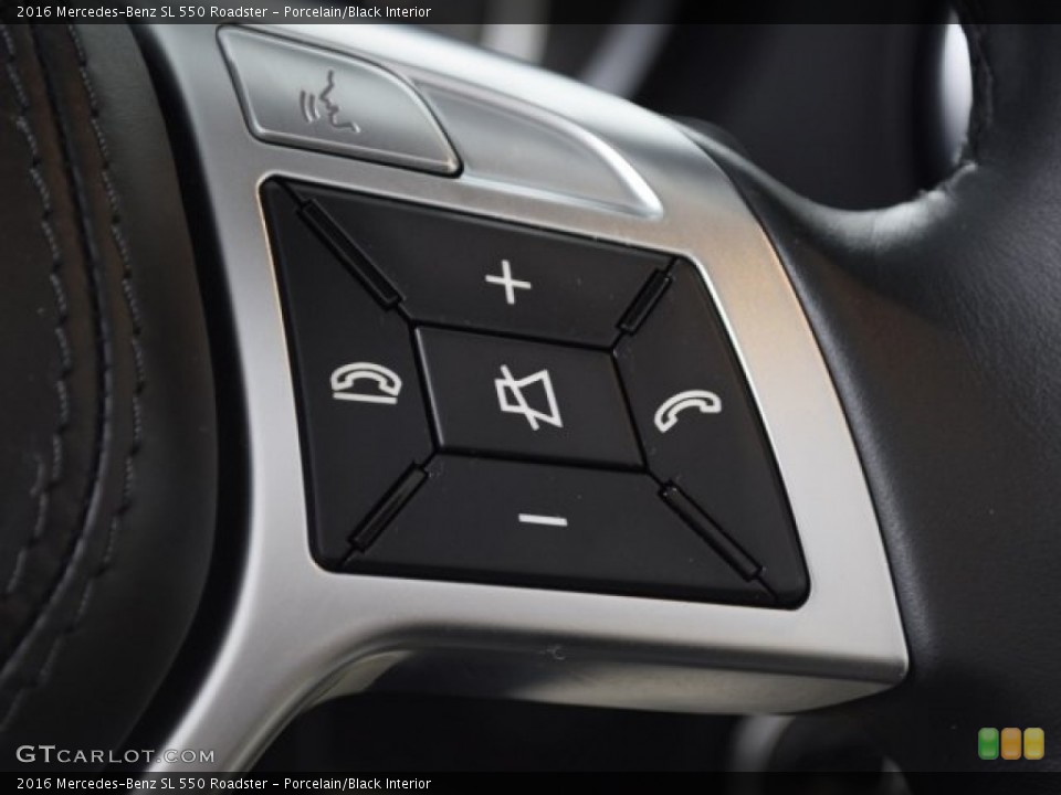 Porcelain/Black Interior Steering Wheel for the 2016 Mercedes-Benz SL 550 Roadster #126669299