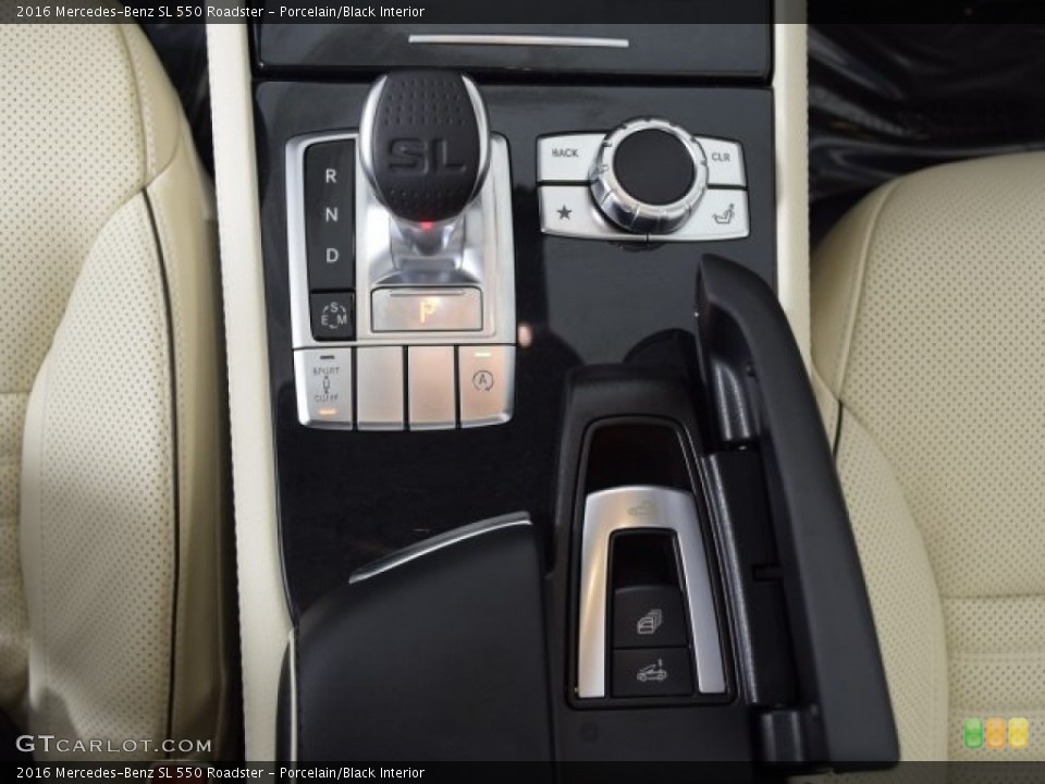 Porcelain/Black Interior Transmission for the 2016 Mercedes-Benz SL 550 Roadster #126669374