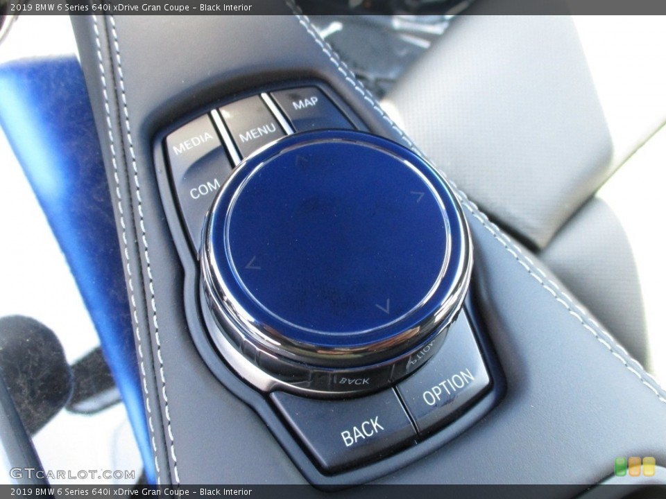 Black Interior Controls for the 2019 BMW 6 Series 640i xDrive Gran Coupe #126683070