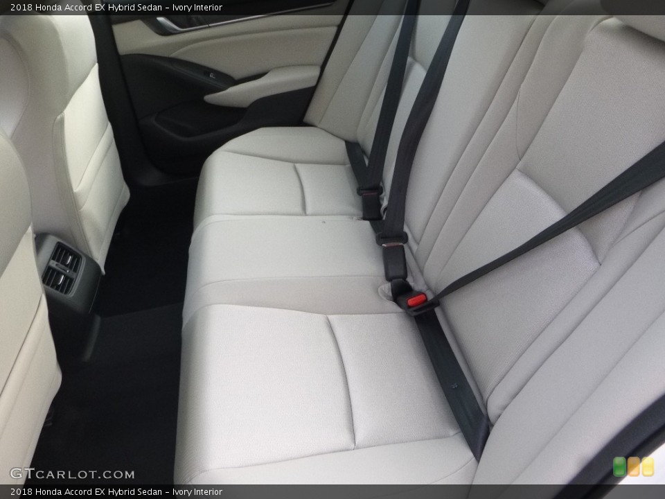 Ivory Interior Rear Seat for the 2018 Honda Accord EX Hybrid Sedan #126695325