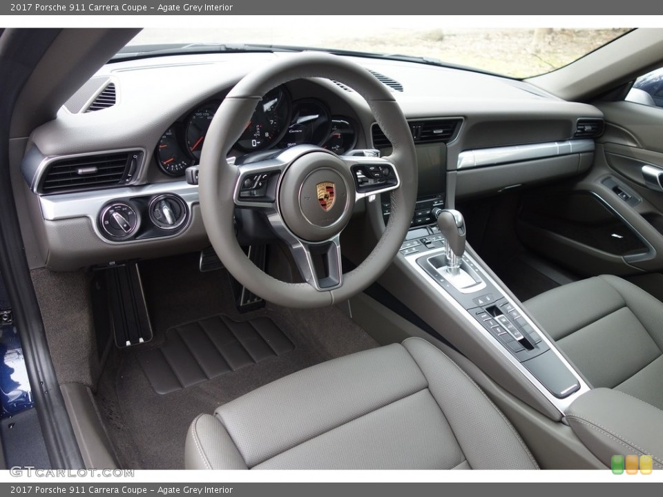Agate Grey Interior Photo for the 2017 Porsche 911 Carrera Coupe #126704141