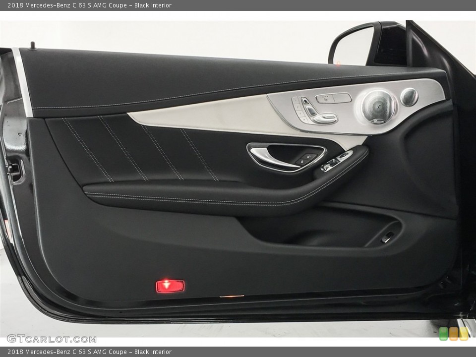 Black Interior Door Panel for the 2018 Mercedes-Benz C 63 S AMG Coupe #126707504
