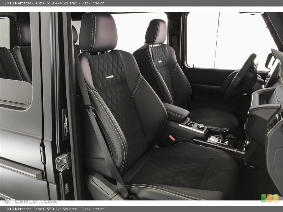 Black Interior Front Seat for the 2018 Mercedes-Benz G 550 4x4 Squared #126716961