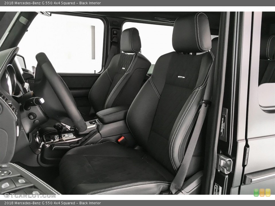 Black Interior Front Seat for the 2018 Mercedes-Benz G 550 4x4 Squared #126717160