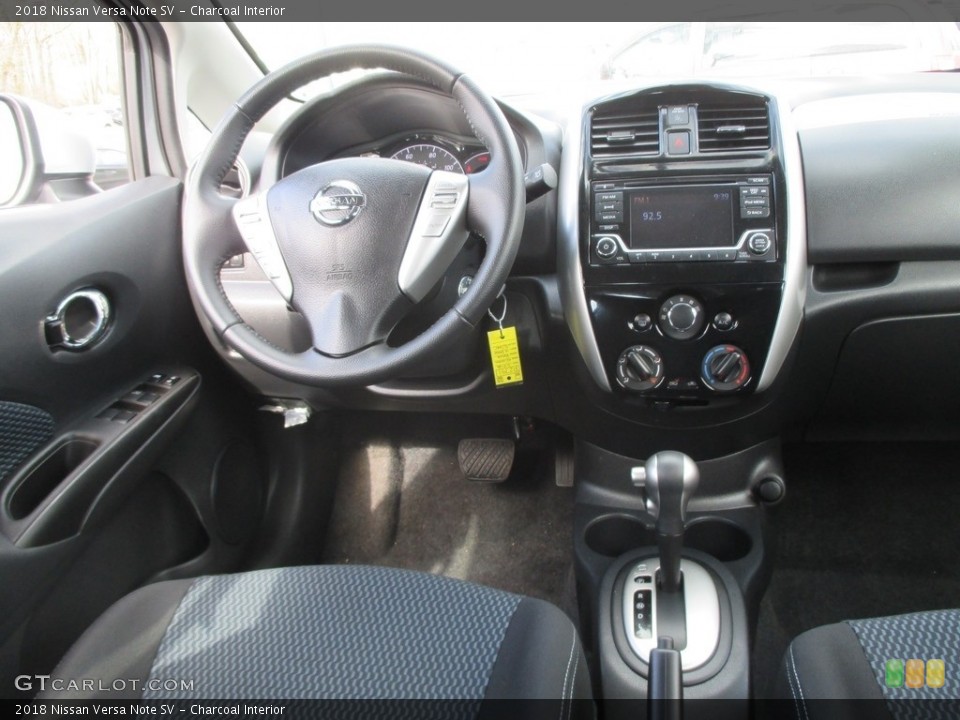 Charcoal Interior Dashboard for the 2018 Nissan Versa Note SV #126717606