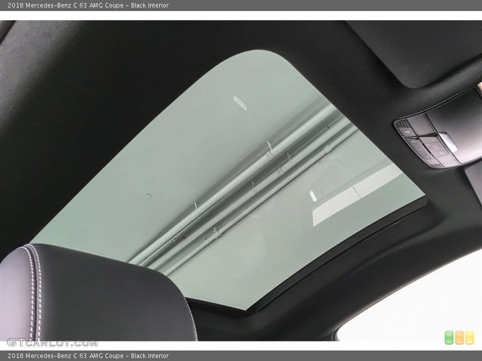 Black Interior Sunroof for the 2018 Mercedes-Benz C 63 AMG Coupe #126720816