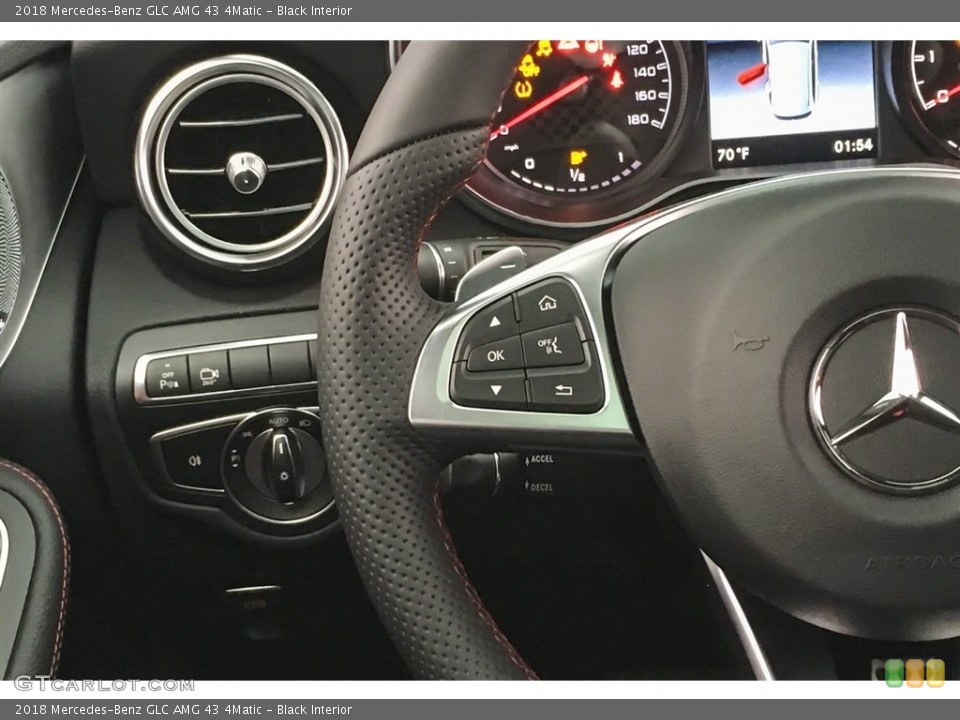 Black Interior Controls for the 2018 Mercedes-Benz GLC AMG 43 4Matic #126722286