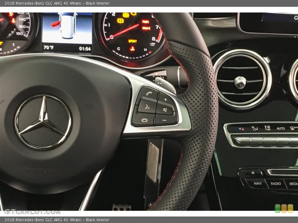 Black Interior Controls for the 2018 Mercedes-Benz GLC AMG 43 4Matic #126722307