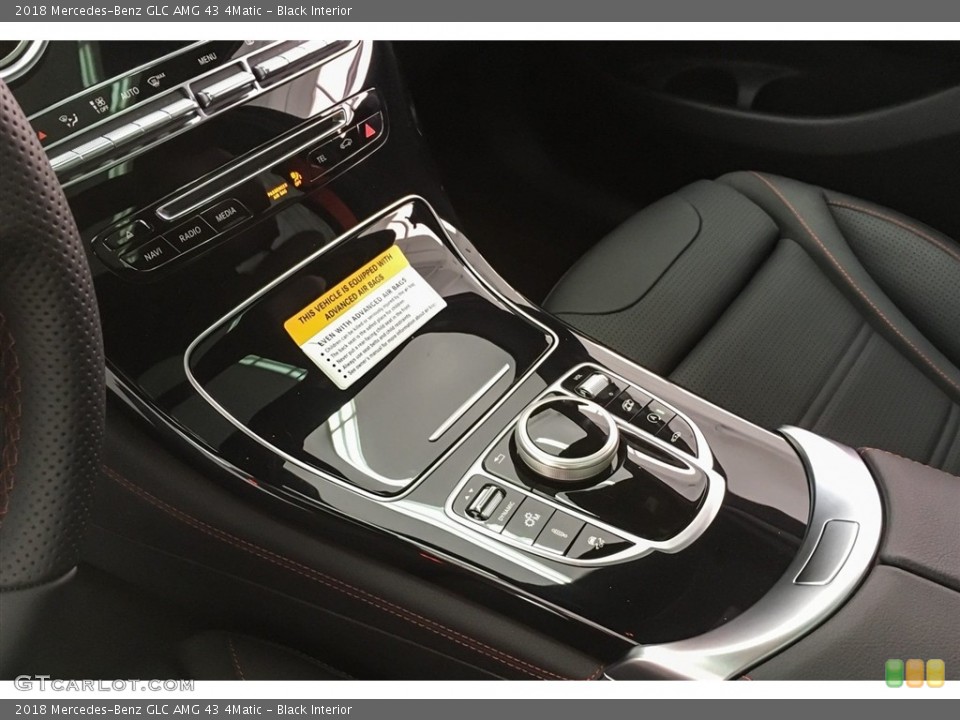 Black Interior Controls for the 2018 Mercedes-Benz GLC AMG 43 4Matic #126722355