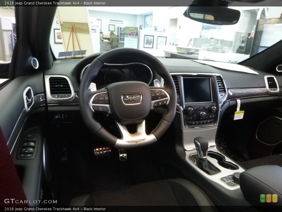 Black Interior Dashboard for the 2018 Jeep Grand Cherokee Trackhawk 4x4 #126739434