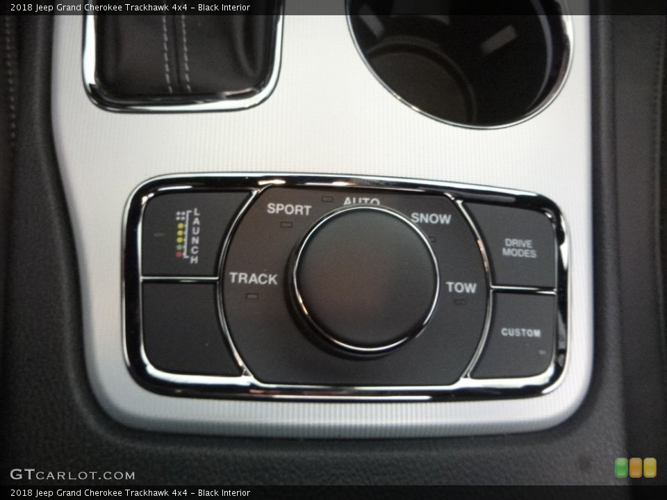 Black Interior Controls for the 2018 Jeep Grand Cherokee Trackhawk 4x4 #126739602