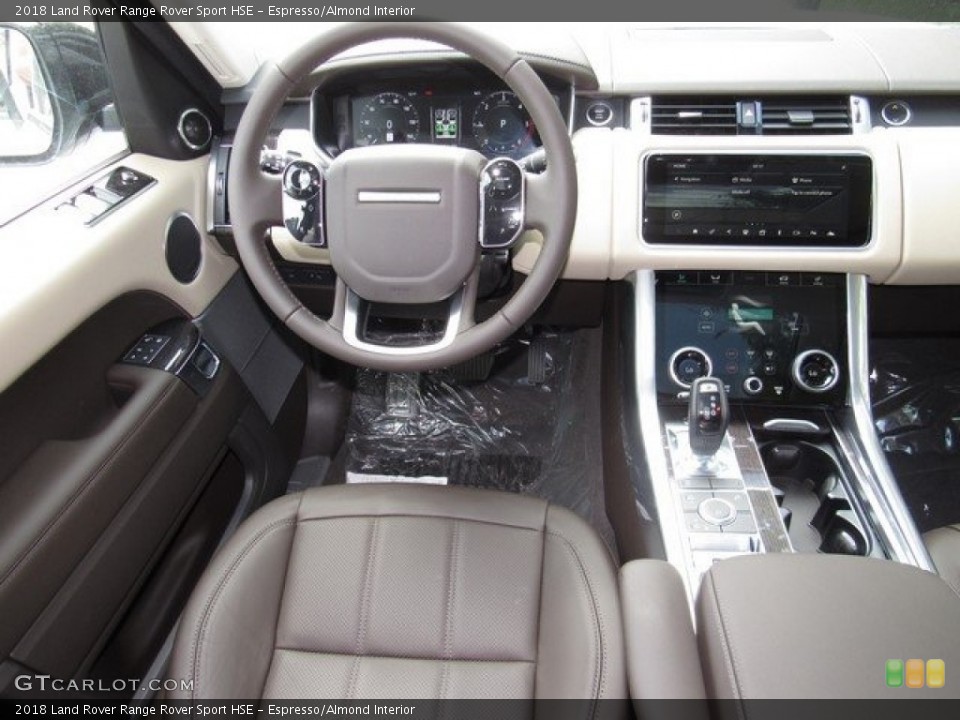 Espresso/Almond Interior Dashboard for the 2018 Land Rover Range Rover Sport HSE #126745158