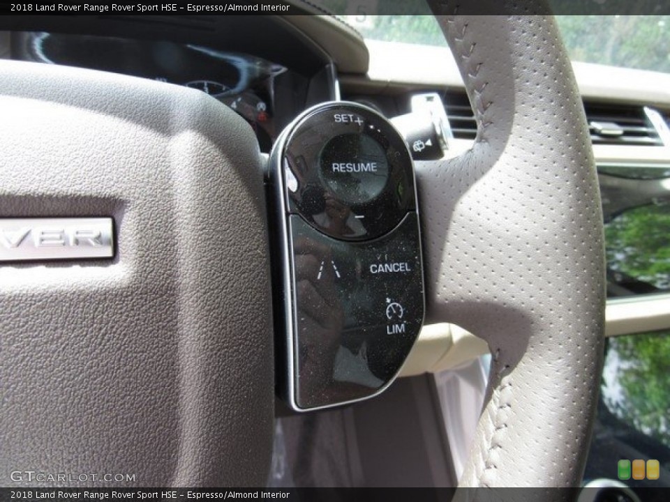 Espresso/Almond Interior Controls for the 2018 Land Rover Range Rover Sport HSE #126745413