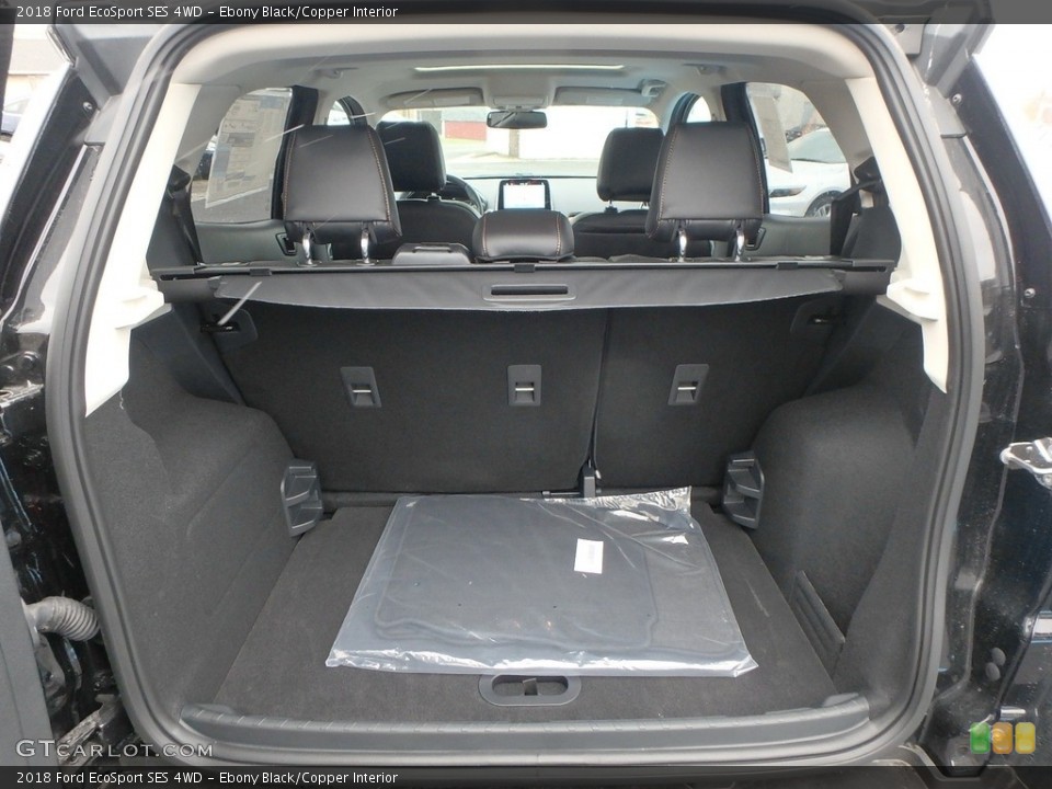 Ebony Black/Copper Interior Trunk for the 2018 Ford EcoSport SES 4WD #126746247