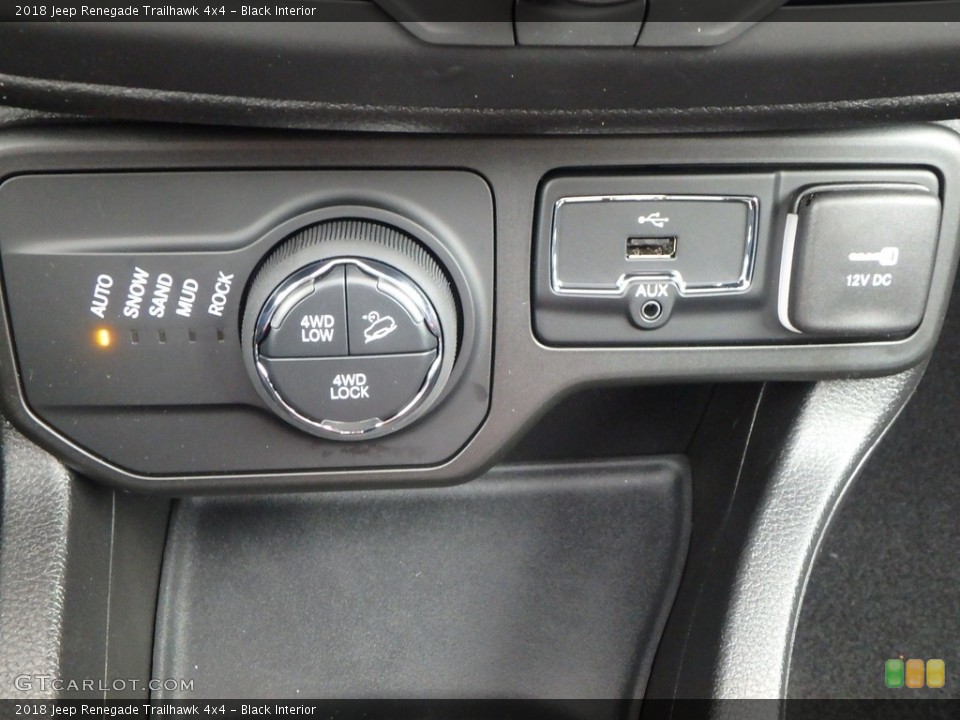 Black Interior Controls for the 2018 Jeep Renegade Trailhawk 4x4 #126750429