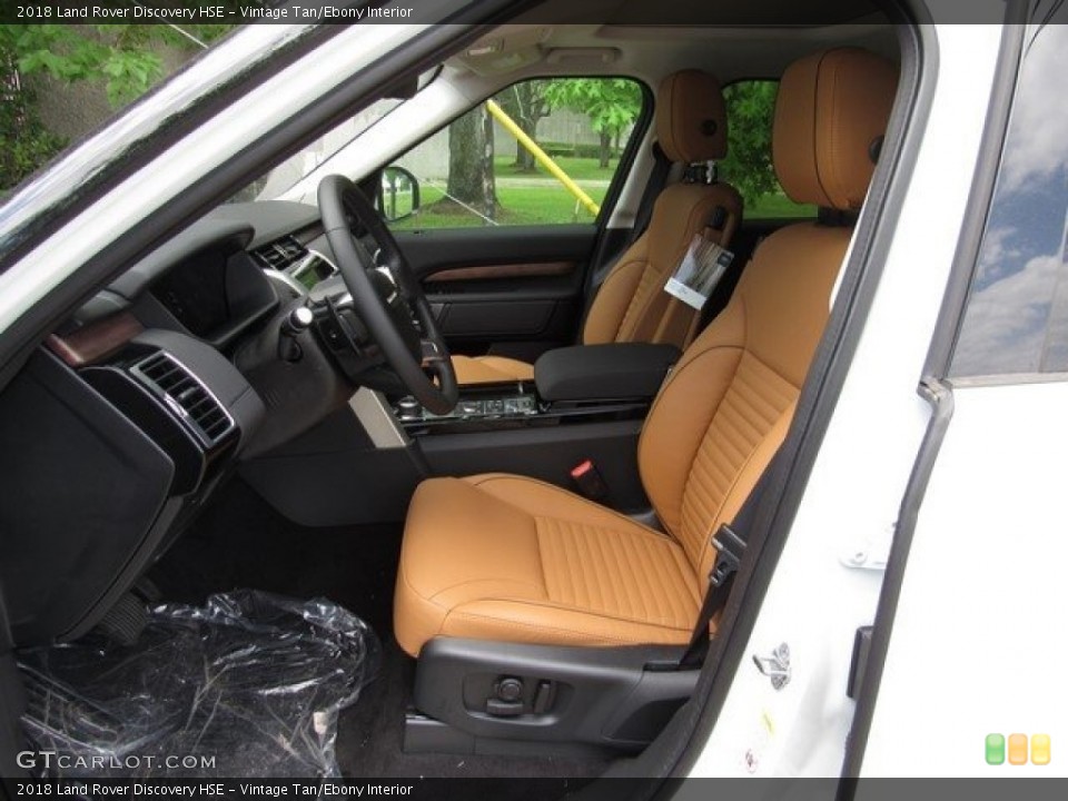 Vintage Tan/Ebony Interior Photo for the 2018 Land Rover Discovery HSE #126750438