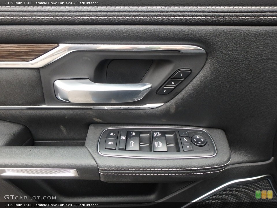 Black Interior Controls for the 2019 Ram 1500 Laramie Crew Cab 4x4 #126754842