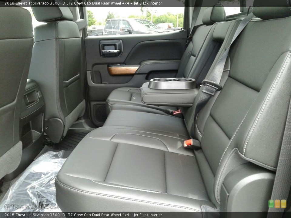 Jet Black Interior Rear Seat for the 2018 Chevrolet Silverado 3500HD LTZ Crew Cab Dual Rear Wheel 4x4 #126759348