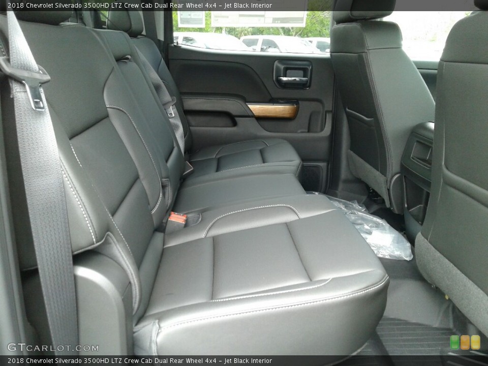 Jet Black Interior Rear Seat for the 2018 Chevrolet Silverado 3500HD LTZ Crew Cab Dual Rear Wheel 4x4 #126759351