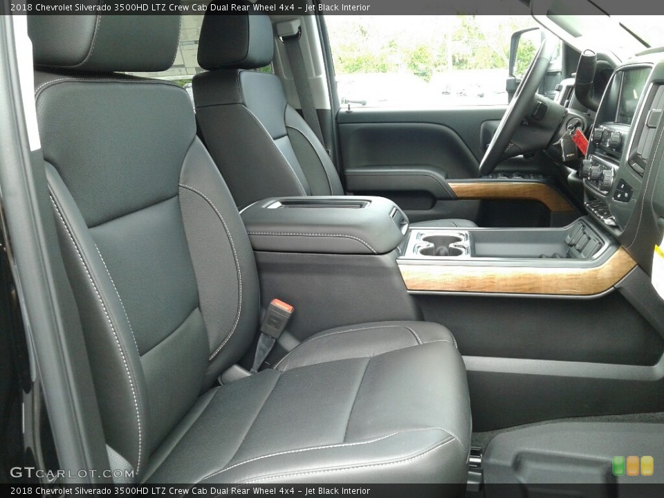 Jet Black Interior Front Seat for the 2018 Chevrolet Silverado 3500HD LTZ Crew Cab Dual Rear Wheel 4x4 #126759354