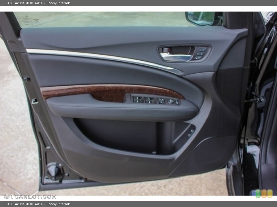 Ebony Interior Door Panel for the 2018 Acura MDX AWD #126767834