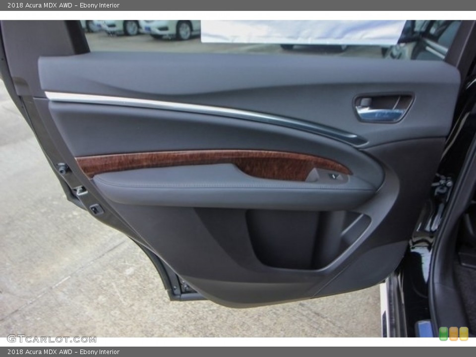 Ebony Interior Door Panel for the 2018 Acura MDX AWD #126767933