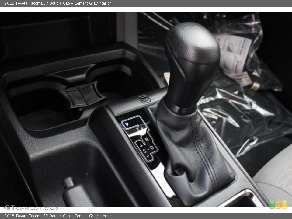 Cement Gray Interior Transmission for the 2018 Toyota Tacoma SR Double Cab #126768295