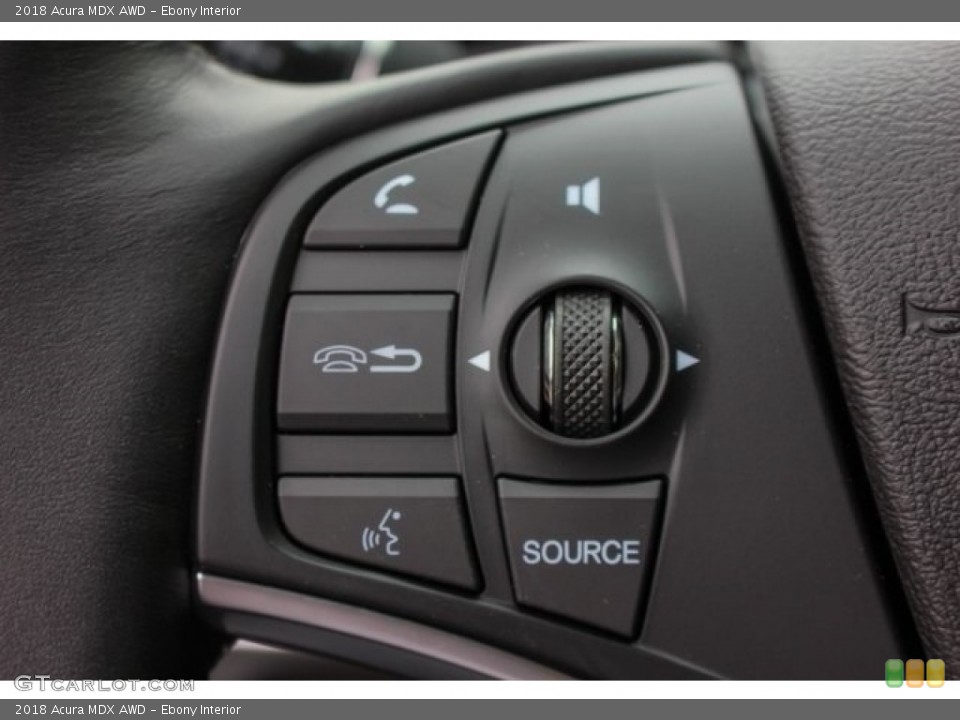 Ebony Interior Controls for the 2018 Acura MDX AWD #126768326