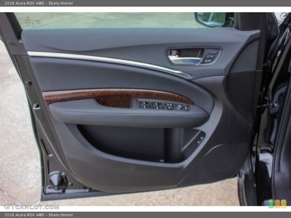 Ebony Interior Door Panel for the 2018 Acura MDX AWD #126770234