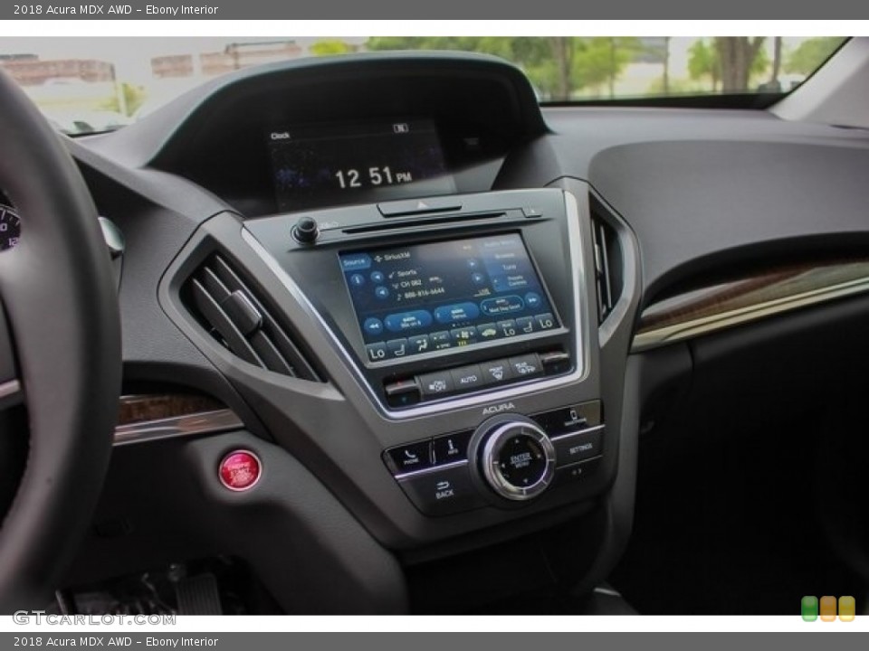 Ebony Interior Controls for the 2018 Acura MDX AWD #126770381