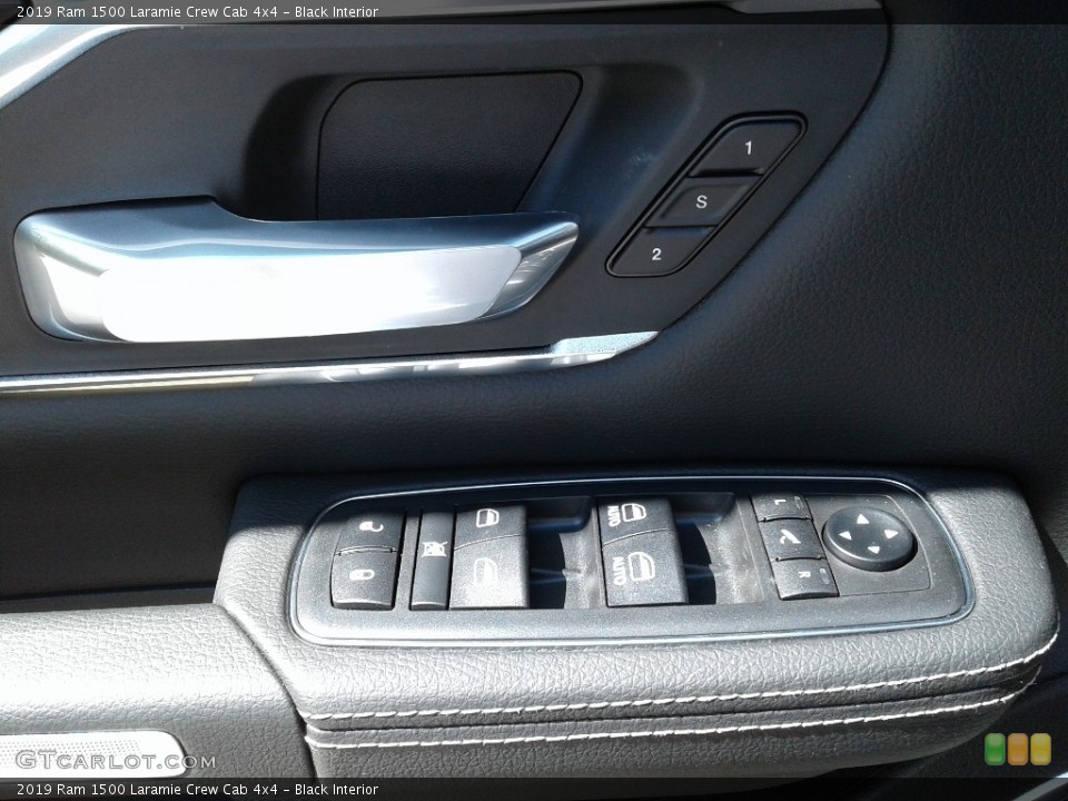 Black Interior Controls for the 2019 Ram 1500 Laramie Crew Cab 4x4 #126771608