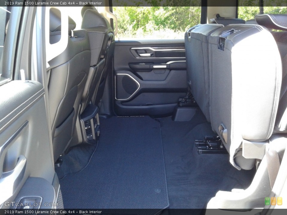 Black Interior Rear Seat for the 2019 Ram 1500 Laramie Crew Cab 4x4 #126771676