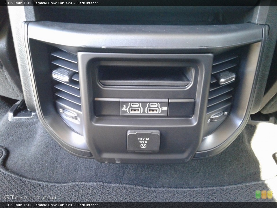 Black Interior Controls for the 2019 Ram 1500 Laramie Crew Cab 4x4 #126771751