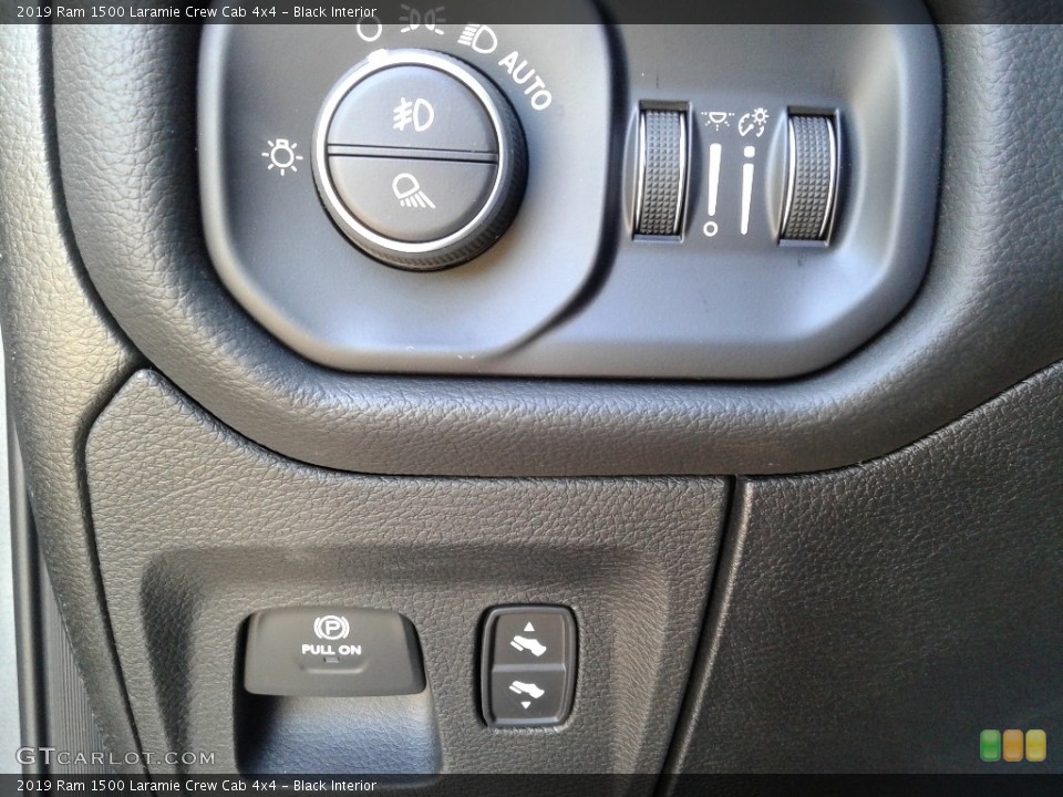 Black Interior Controls for the 2019 Ram 1500 Laramie Crew Cab 4x4 #126771898
