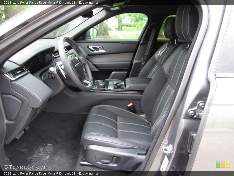 Ebony Interior Photo for the 2018 Land Rover Range Rover Velar R Dynamic SE #126775028