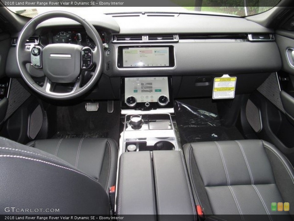 Ebony Interior Dashboard for the 2018 Land Rover Range Rover Velar R Dynamic SE #126775046