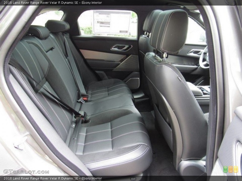Ebony Interior Rear Seat for the 2018 Land Rover Range Rover Velar R Dynamic SE #126775313