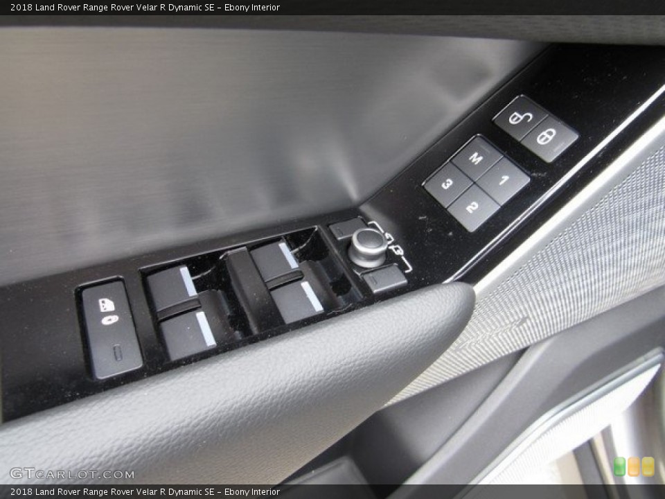 Ebony Interior Controls for the 2018 Land Rover Range Rover Velar R Dynamic SE #126775412
