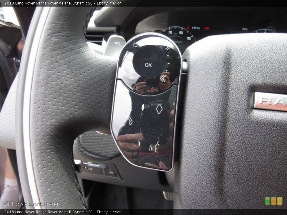 Ebony Interior Controls for the 2018 Land Rover Range Rover Velar R Dynamic SE #126775466