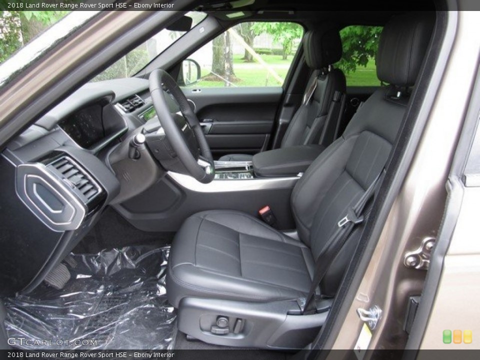 Ebony Interior Photo for the 2018 Land Rover Range Rover Sport HSE #126777197