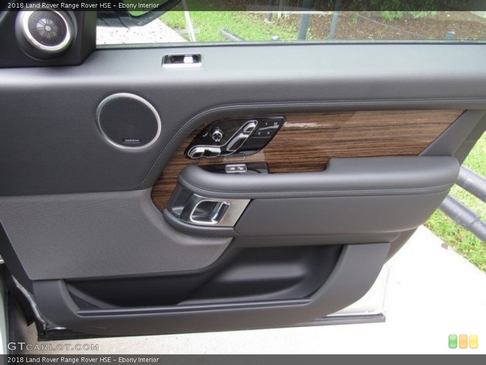 Ebony Interior Door Panel for the 2018 Land Rover Range Rover HSE #126779177