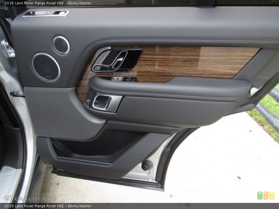 Ebony Interior Door Panel for the 2018 Land Rover Range Rover HSE #126779216